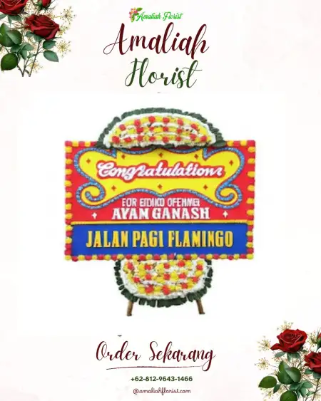 Sewa Papan Bunga Samong